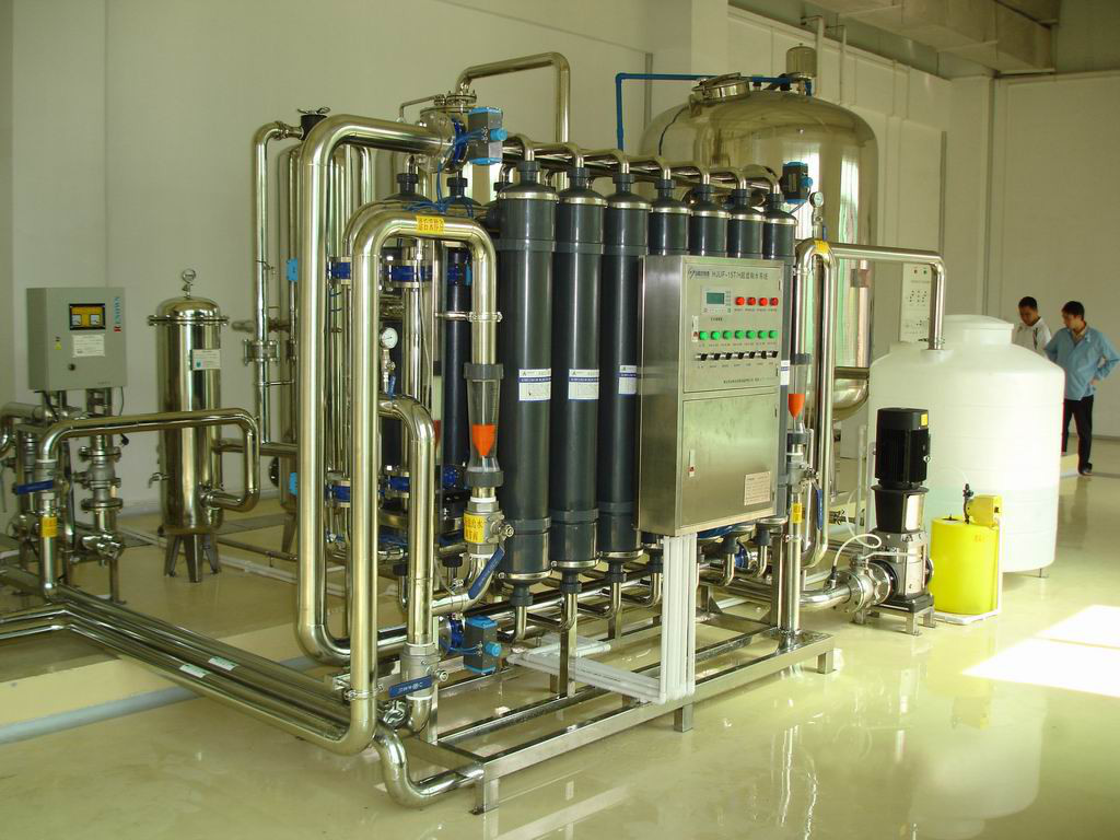 Latest company case about Water Filtering Device of 300m³/d for Guangzhou Waterworks