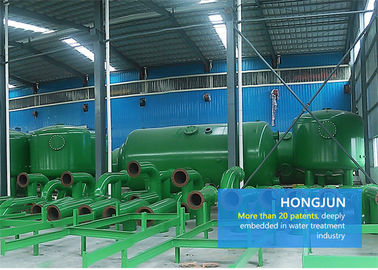 500-100000 L/H Industrial Sand Filter , Pressure Sand Filters For Water Treatment