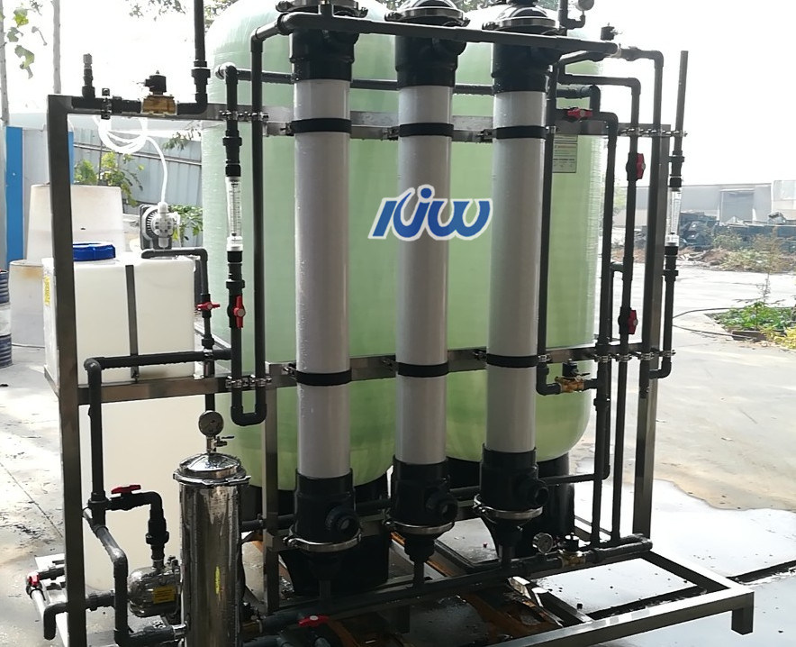 Silicon Wafer Cleaning Ultrapure Water Purification System 3000 lph PLC