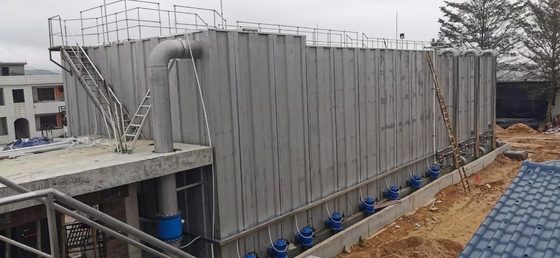 Integrated Industrial Water Purification System with Groundfos Pump and Flocculent Settling