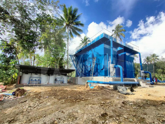 Integrated 5000kg River Water Treatment Plant with Omron PLC Control and Compact Design