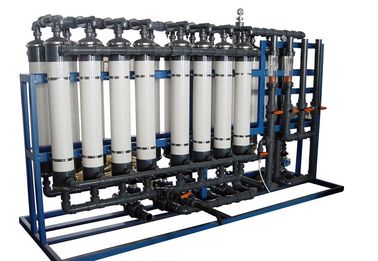 Drinking Water Treatment Machine / Fresh Water Ultrafiltration System High Recovery Rate