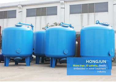 Blue Auto Multimedia Filters Water Treatment 95-99% Desalting Rate For Water Purification Plant