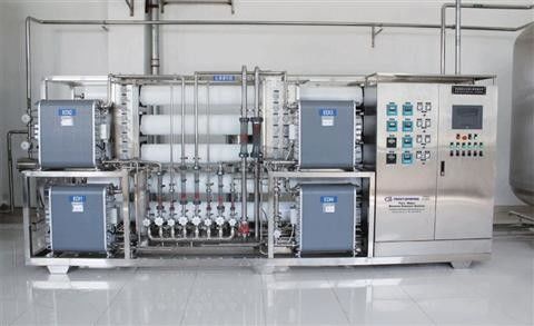 PLC Automatic EDI Water Plant For Electronics Industry