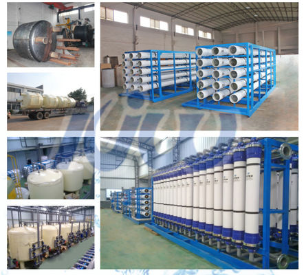 FRP Reverse Osmosis Water Purification Equipment For Beverage