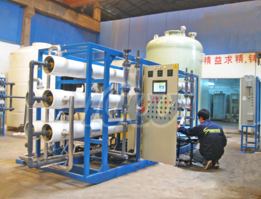 Industrial Two Stage Reverse Osmosis Water Purification Equipment Automatic Control
