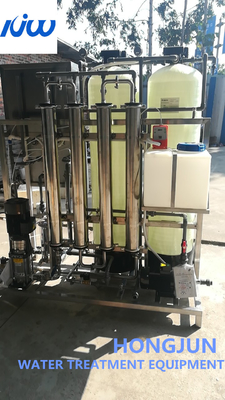 SUS316L Single Pass RO System 1000 Liter RO Plant For Beverage