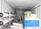 Portable Mobile Water Purification Plant , Mobile Water Treatment Equipment 20FT Container