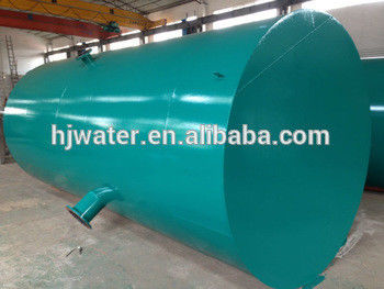 A23 Customized sand filter horizontal carbon steel epoxy paint vessel with Pneumatic butterfly valve or electric butterfly