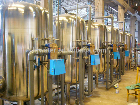 3T/H stainless steel Water treatment with frp storage water tank HJ- EDECEE28