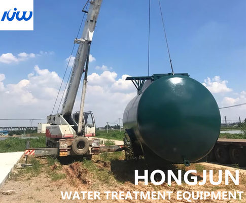 3000T/D Mobile Integrated Sewage Treatment Plant Machinery MB Easy To Install