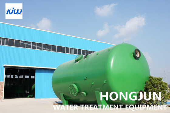 Customized Sand Filter Horizontal Carbon Steel Tank Epoxy Paint Vessel 200000T/H