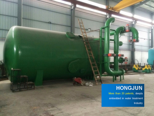 Commercial Sand Carbon Filter Carbon Steel Epoxy Paint Container PLC Control