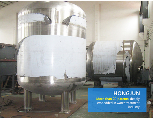 Large stainless steel flocculation tank for water purifying device system